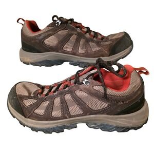 Columbia Men's‎ Waterproof Hiking Trail Shoes Size 10.5 Brown Red